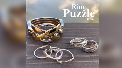 Puzzle Ring Size 11 product video — 52Kards