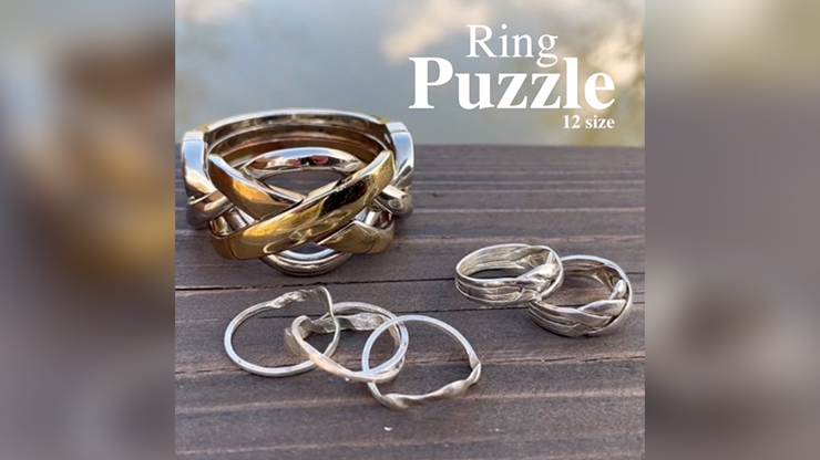 Puzzle Ring Size 12 (Gimmick and Online Instructions) - Trick product video — 52Kards