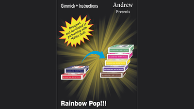 RAINBOW POP (Gimmicks and Online Instructions) by Andrew Magic - Trick product video — 52Kards