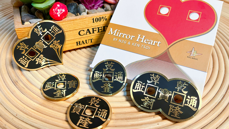 Mirror Heart Black by N2G & Ken Tsoi (Gimmicks and online instructions) - Trick product video — 52Kards