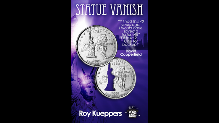 Statue Vanish (Gimmicks and Online Instructions) by Roy Kueppers - Trick product video — 52Kards