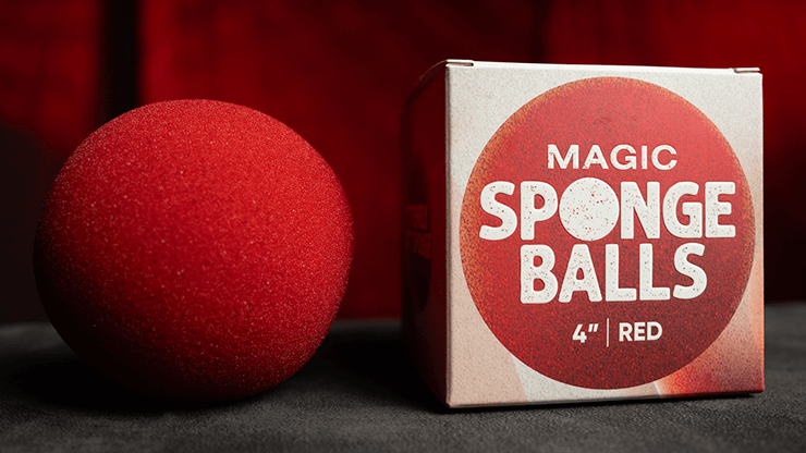Magic Sponge Balls 1PK red 4" by Murphy's Magic product video — 52Kards