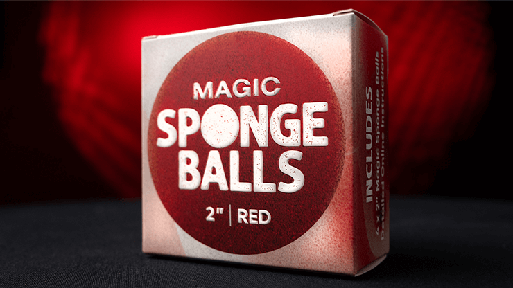 Magic Sponge Balls 50PK RED 2" by Murphy's Magic product video — 52Kards