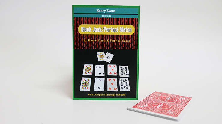 Black Jack/ Perfect Match Red (Gimmicks and Online Instructions) by Henry Evans and Raphael Seara - Trick product video — 52Kards