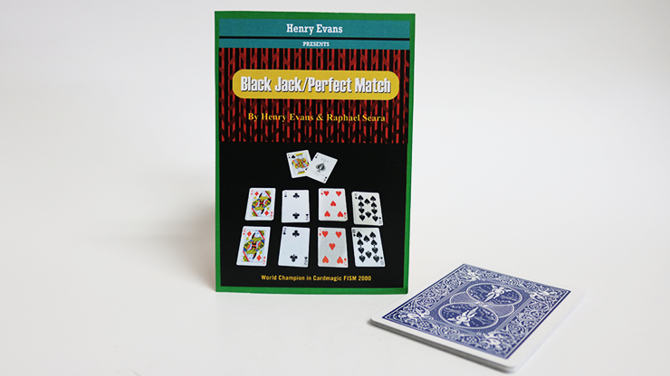 Black Jack/ Perfect Match Blue (Gimmicks and Online Instructions) by Henry Evans and Raphael Seara - Trick product video — 52Kards
