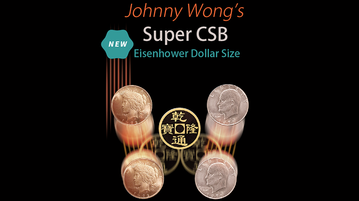 Johnny Wong's Super CSB (Eisenhower Dollar Size) by Johnny Wong- Trick product video — 52Kards