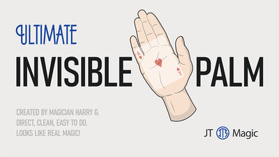 Ultimate Invisible Palm RED by JT - Trick product video — 52Kards