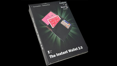 INSTA WALLET 2.0 (Red) by Iriart Magic Presented by Andrew and Magic UP product video — 52Kards
