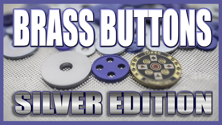 BRASS BUTTONS SILVER EDITION (Gimmicks and Online Instruction) by Matthew Wright - Trick product video — 52Kards