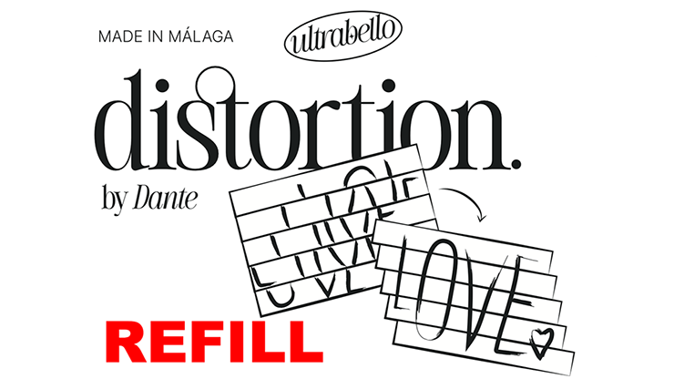 Distortion (Refill, 25 pieces) by Dante and Ultrabello product video — 52Kards