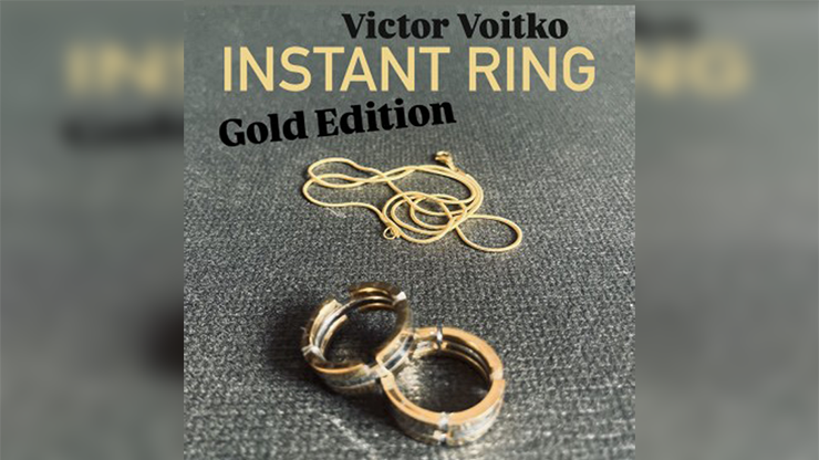 Instant Ring (silver/gold, Size 10) by Viktor Voitko product video — 52Kards