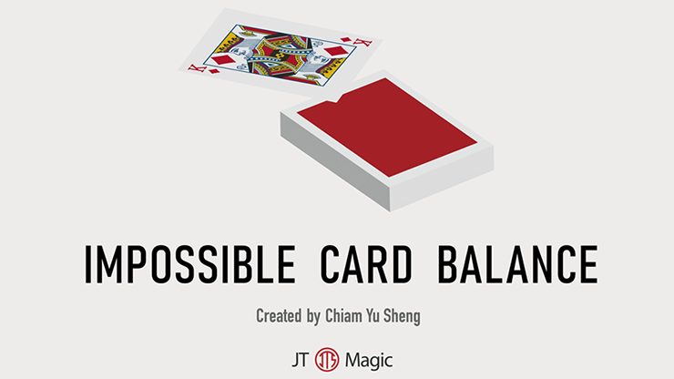 Impossible Card Balance (Red) by Chiam Yu Sheng and JT product video — 52Kards