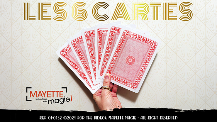 The 6 Cards by Mayette Magie Moderne product video — 52Kards