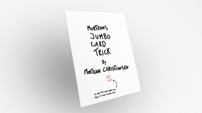 Mortenn's Jumbo Card Trick by Mortenn Christiansen product video — 52Kards