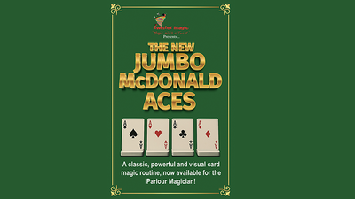 Jumbo McDonald Aces by Twister Magic (Red) product video — 52Kards