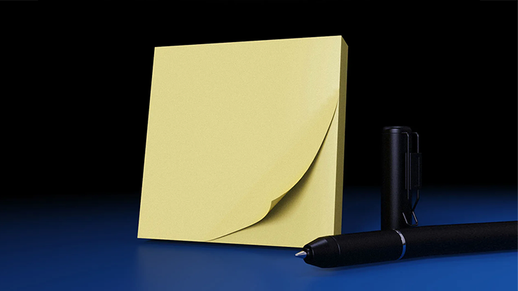 The Iarvel Magic Post-It Pad (Yellow) by Iarvel Magic product video — 52Kards