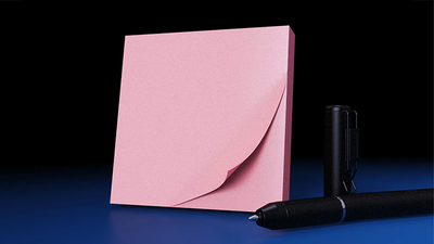 The Iarvel Magic Post-It Pad (Red) by Iarvel Magic product video — 52Kards