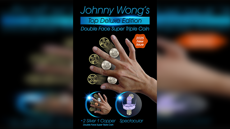 Double Face Super Triple Coin — Top Deluxe Edition product video — 52Kards
