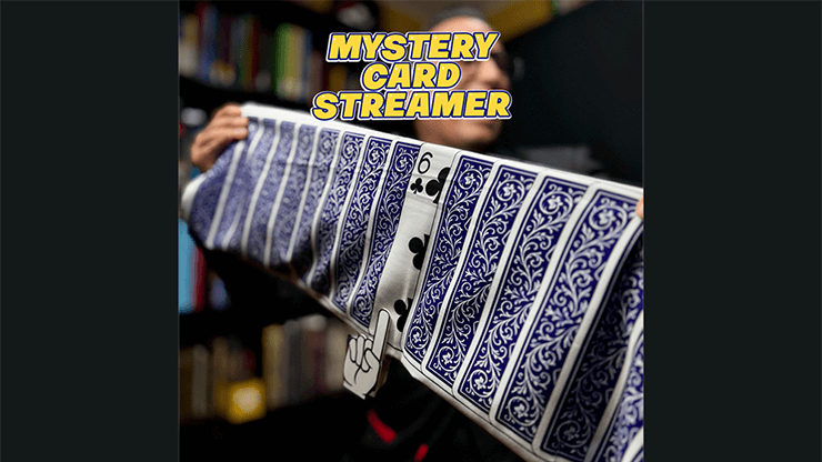 Mystery Card Streamer (Blue 6 of Clubs) by PlayTime Magic DEFMA product video — 52Kards