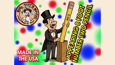 Appearing number two pencil- 8 Foot by Big Guys Magic product video — 52Kards