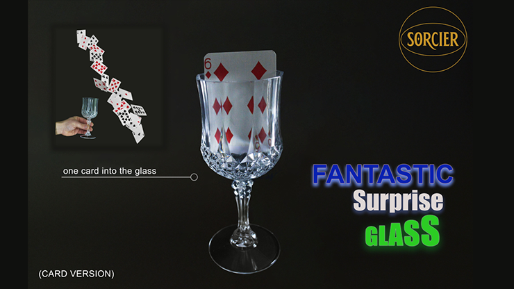 Fantastic Surprise Glass (Card Version)  by Sorcier Magic product video — 52Kards