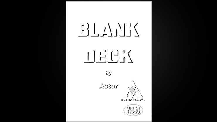 Blank Deck by Astor product video — 52Kards