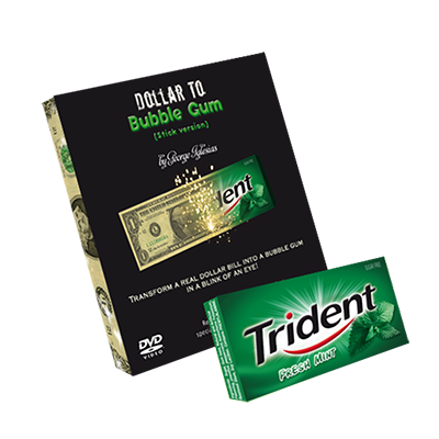 Dollar to Bubble Gum (Trident) by Twister Magic - Trick product video — 52Kards