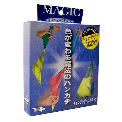 Color Changing Silk (T-29) by Tenyo Magic - Trick product video — 52Kards