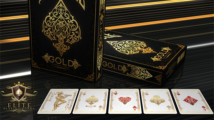 Bicycle 1 Deck of Gold Carte da Gioco con La Schiena (Gold) Deck Bicycle 1 Deck of Gold Carte da Gioco con La Schiena (Gold) Deck