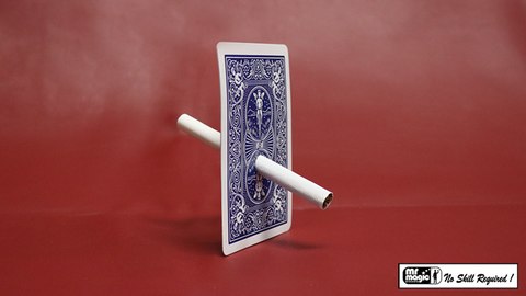 Cigarette Through Card