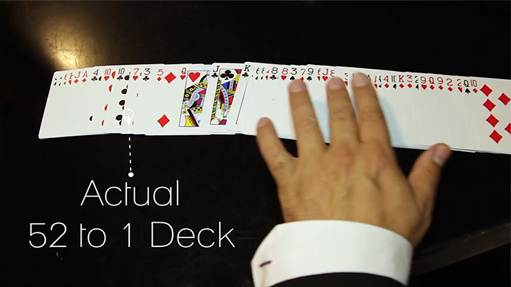 The 52 to 1 Deck - Playing Cards and Magic Tricks - 52Kards