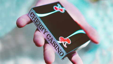 Cherry Casino (True Black) - Playing Cards and Magic Tricks - 52Kards
