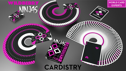 Cardistry Ninja Wildberry - Playing Cards and Magic Tricks - 52Kards