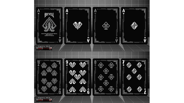 Bicycle Grid Blackout - Playing Cards and Magic Tricks - 52Kards