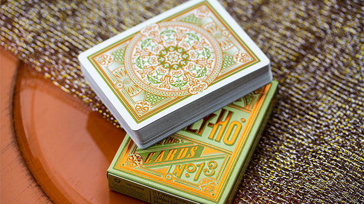 Limited Edition Olive Tally Ho - Playing Cards and Magic Tricks - 52Kards