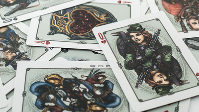 ARISTO Steampunk V2 custom court cards scattered face up