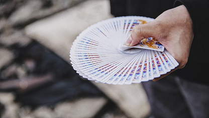 Fluid Art Orange (Cardistry Edition) Playing Cards