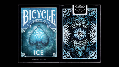 Front and back views of the Bicycle Ice tuck box
