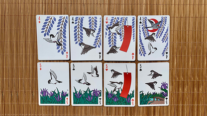 Stripper Bicycle Sparrow Hanafuda Fusion Playing Cards