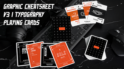 Graphic Design CheatSheet V3 Playing Cards