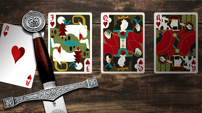 Secret Tale Black Knight Playing Cards