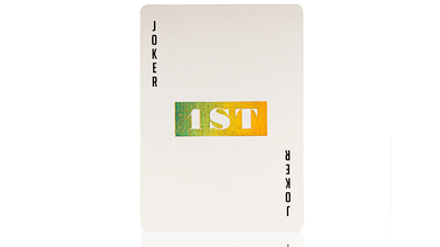1ST V5 Joker card with vertical JOKER text and a holographic 1ST logo