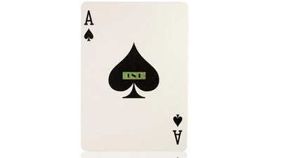 1ST V5 Ace of Spades with a large black spade and small holographic 1ST logo
