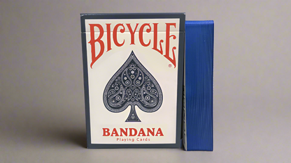 Gilded Bicycle Bandana (Blue) Playing Cards