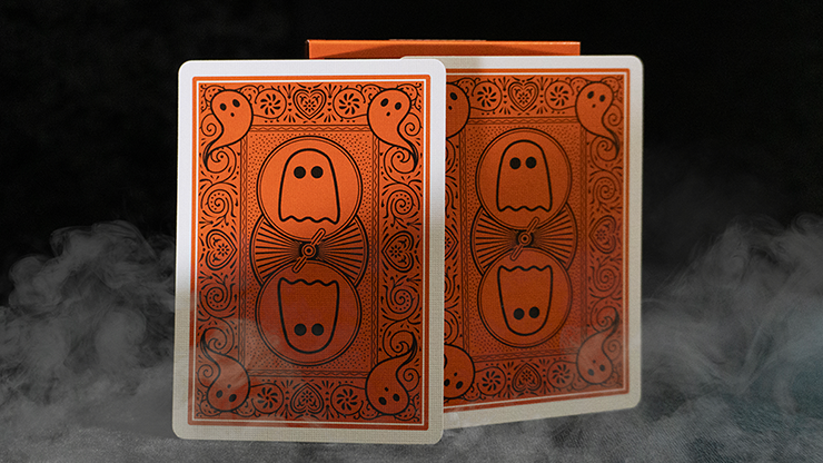 Bicycle Boo Back Playing Cards (Orange)