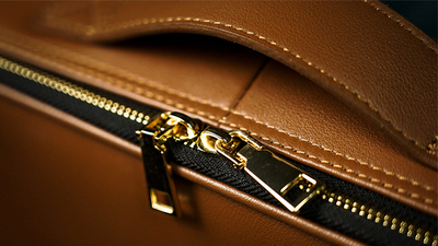 Luxury Genuine Leather Close-Up Bag (Tan) by TCC - Trick