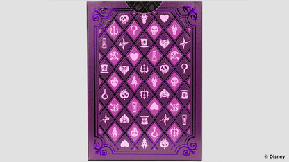 Bicycle Disney Villains (Purple)  by US Playing Card Co.