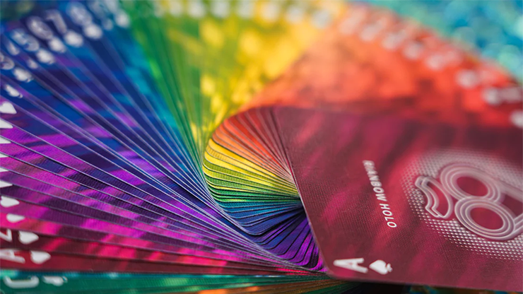 Rainbow HOLO Playing Cards by TCC Fashion – 52Kards