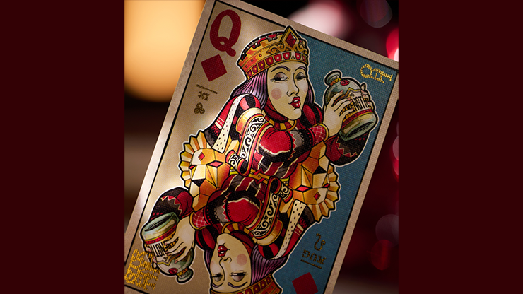 Odd Fellow Madame Laveau the Soothsayer Playing Cards by Stockholm17