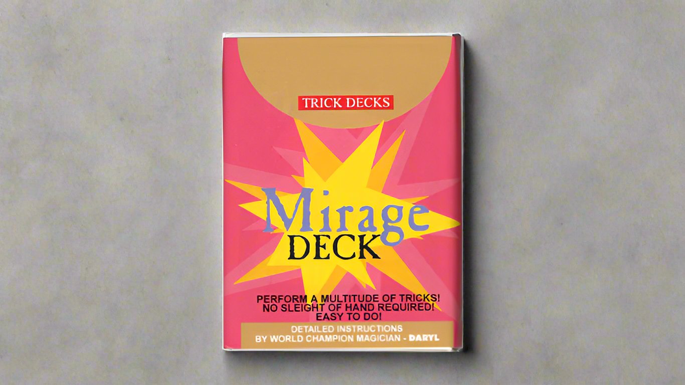 Mirage Deck - Playing Cards and Magic Tricks - 52Kards